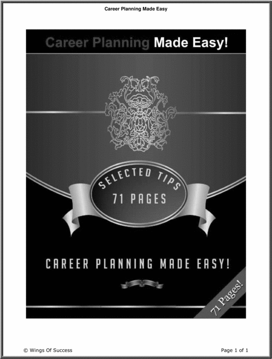 Product picture Career Planning Made Easy